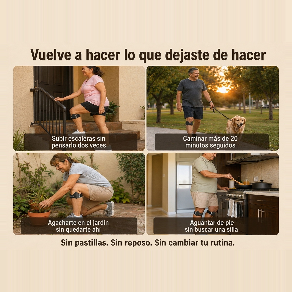 Banda para dolor de rodilla